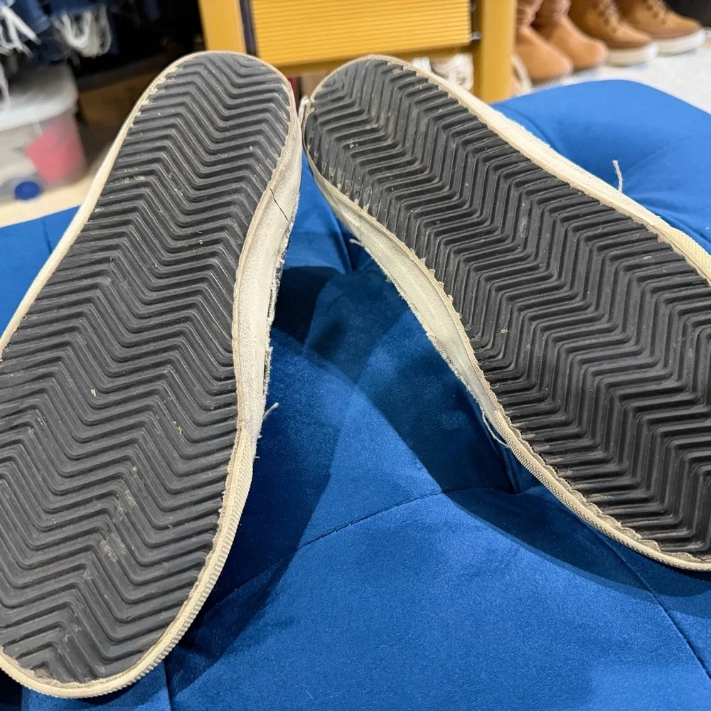 Golden Goose Kids Silver Glitter Sneaker with Hot Pink Star Accent - Picture 5 of 8